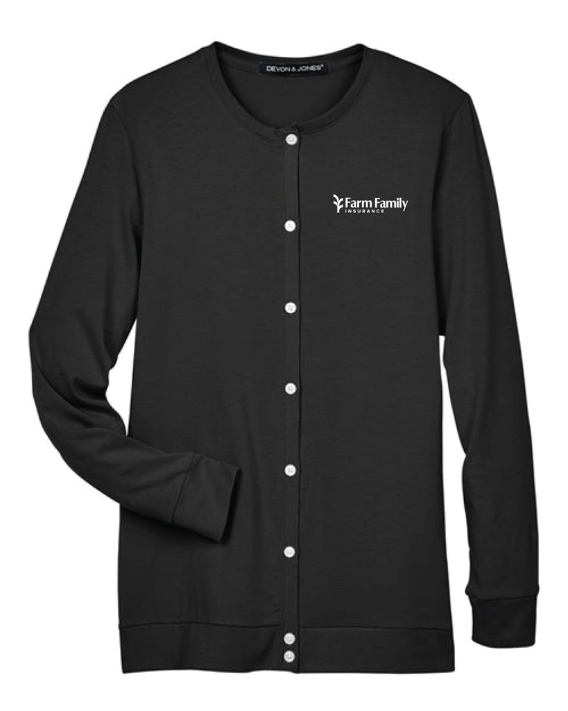 Devon & Jones Women's Perfect Fit™ Ribbon Cardigan - DP181W