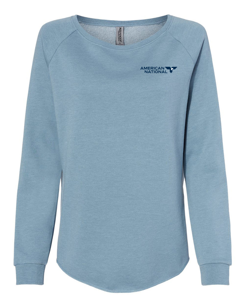 Women's California Wave Wash Crewneck Sweatshirt - PRM2000